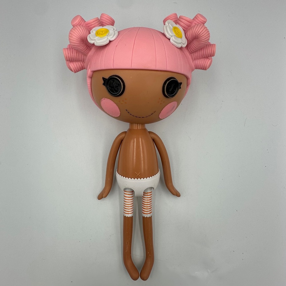 Lalaloopsy Blossom Flowerpot Full Size Nude Doll 12 Inch Pink Hair 2009 Y2K